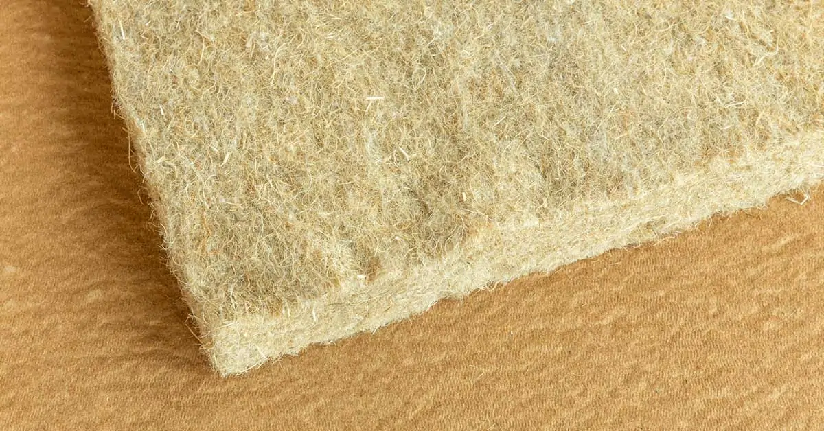 eco friendly insulation made of hemp fibers