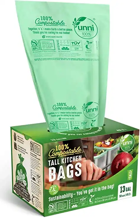 Unni 100% Compostable Trash Bags
